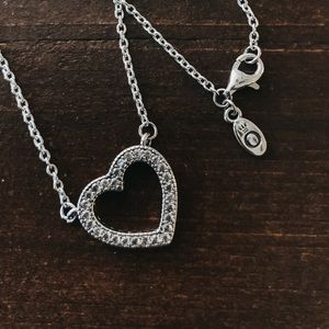 PANDORA Open Heart Necklace - Size 17.7